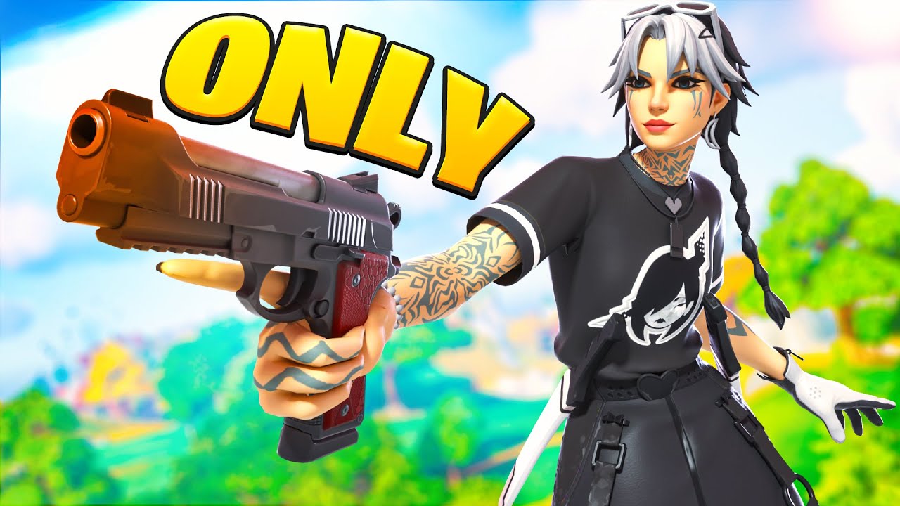 Tactical Pistol Only in Fortnite | Chapter 4 | feat Hunteruso