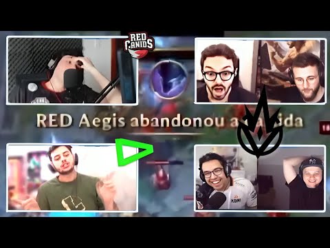 STREAMERS REAGEM a VITÓRIA da LOUD CONTRA a RED no CBLOL