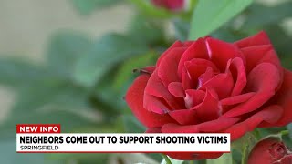 Neighbors showing support for Springfield shooting victims