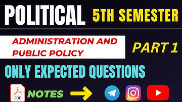 Sol 5th semester| administration & public policy| 5th semester political question paper| DU SOL