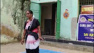 Guru Smt Pushpanjali Nayak conduct as odissi dance workshop, Govinapur high school