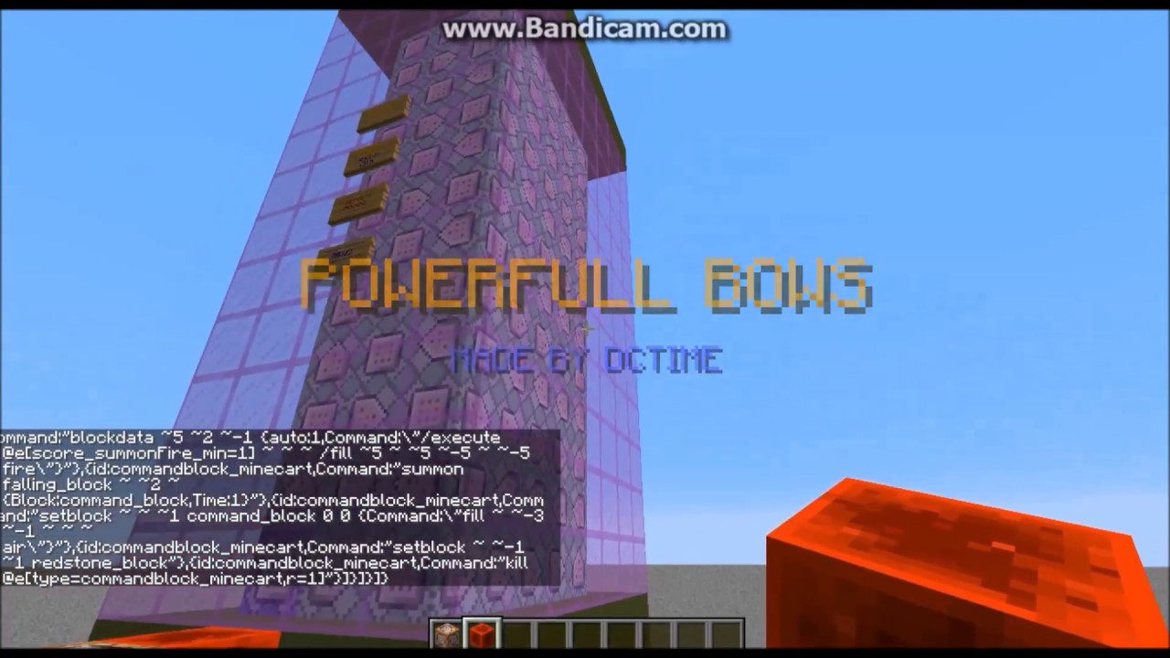 Powerfull Bows One Command Machine Mc 1 12 2 Youtube