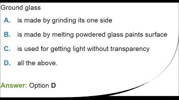 CIVIL ENGINEERING OBJECTIVE || BUILDING MATERIALS QUESTIONS || PART - 4