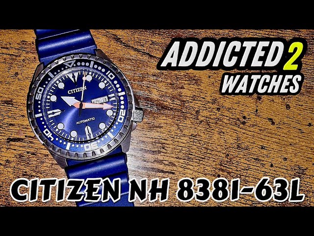 Citizen NH 8381-63L / 100m Divers Automatic - Unboxing - YouTube