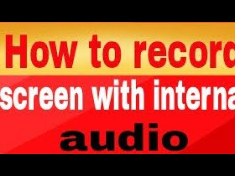 How to record screen with internal audio from android phone in hindi ...