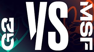 G2 vs. MSF - Week 4 Day 1 | LEC Summer Split| G2 Esports vs. Misfits Gaming (2019)
