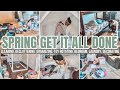 TWO DAY SPRING GET IT ALL DONE 2022 | SPRING CLEANING DECORATING LAUNDRY | 2022 CLEAN WITH ME