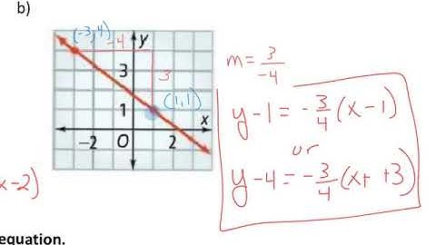 Lesson 5-4 Video Notes