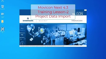 Movicon.Next 4.3--Training Lesson 2--Project Data Import