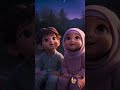 They saw the Ramadan moon🌙 Full video on our channel! Watch now! #ramadanspecial #islamickids