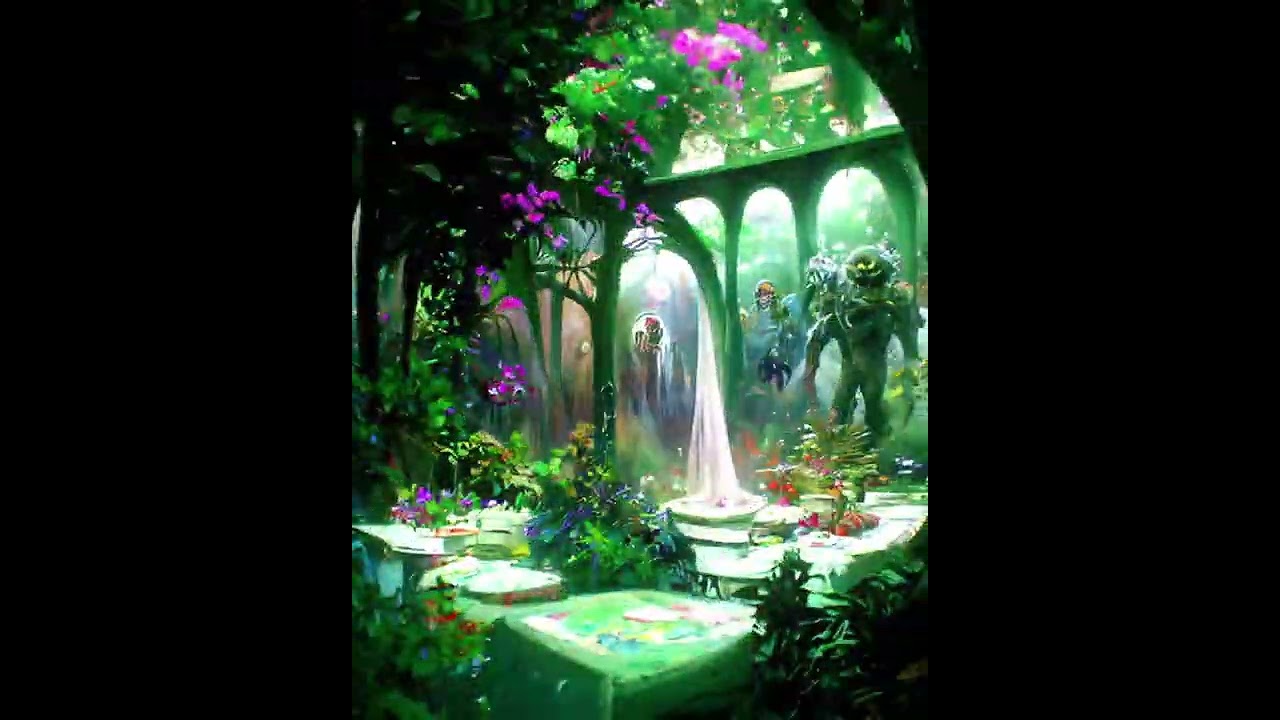 Enchanted garden 🍃 | Animated AI Art