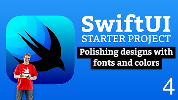 (OLD) Polishing designs with fonts and colors - SwiftUI Starter Project 4/14