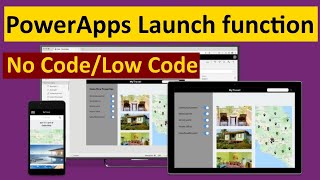 How to implement powerapps launch function - 4 (PowerApps Tutorial)