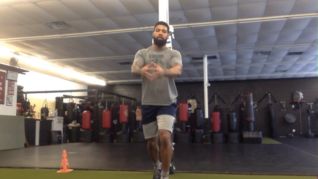 Toe split squat w/ rotation - YouTube