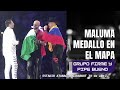 Maluma Medallo en el Mapa Grupo Firme y Pipe Bueno