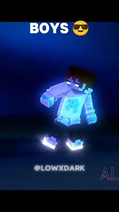 Minecraft Girls vs Boys Dance #minecraft #edit #dance