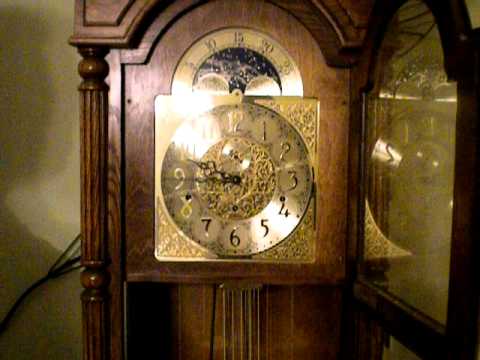 1984 Triple Chime Man And Moon Grandfather Clock You 1984 Triple Chime Man And Moon Grandfather Clock