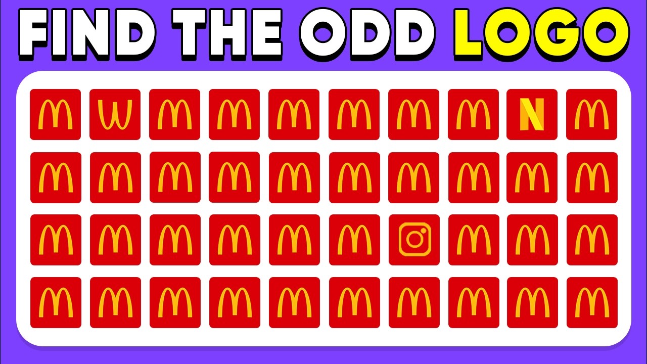 Find the ODD Logo Out - Ultimate Brand Logo Quiz 🥤🍏 Logo Quiz 2026