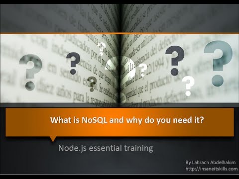 Node.js Essential Training - NoSQL Databases