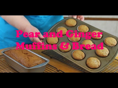 Video: Muffins Med Ingefära Och Päron