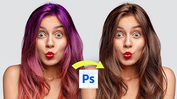 Mastering Hair Color Change in Photoshop 2025 - Professional Step-by-Step  for Realistic Results