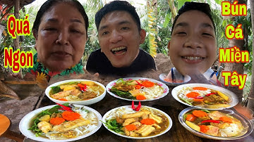 Tiên IQ Cùng Mẹ Và Bé Phú Hài Hước Nấu Món Bún Cá Đậm Chất Miền Tây Ăn Cùng Huỳnh Như Vlog
