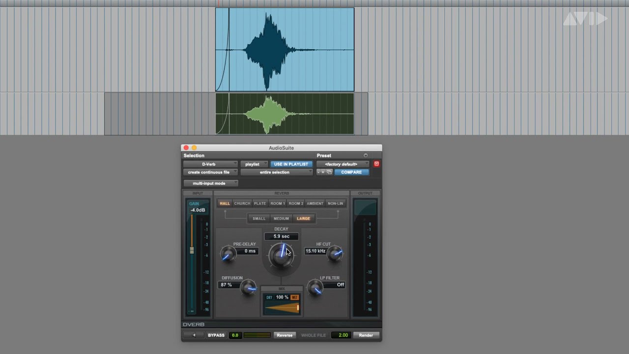 Pro Tools Tech Tips — Reverse Reverb