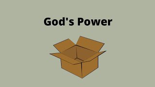 Object Lesson on God's Power (Box) // The Good News