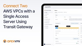 Connect Two AWS VPCs with a Single Access Server Using Transit Gateway