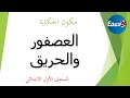 مكون الحكاية العصفور والحريق المستوى الأول الابتدائي