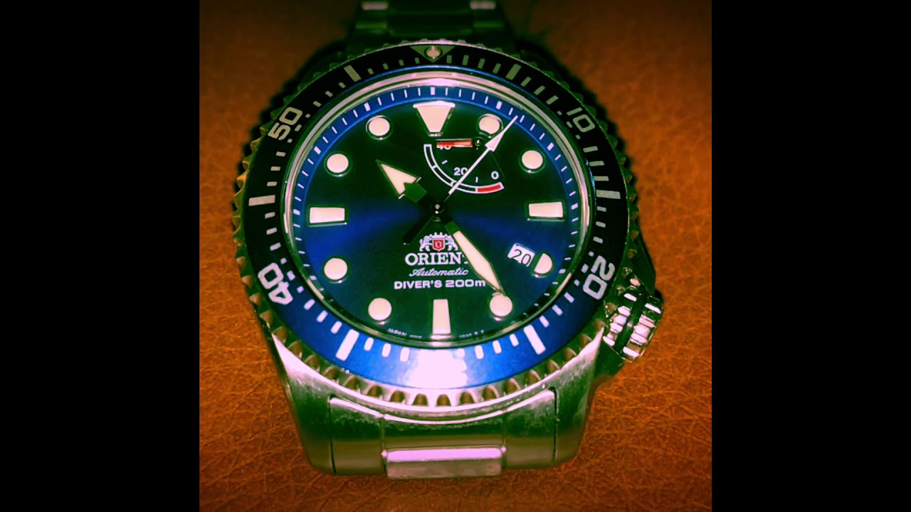 Orient Triton sweep 28 seconds slow motion YouTube