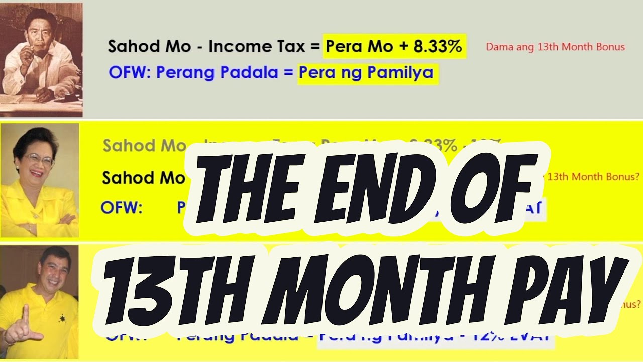 The End of 13th Month Pay Bonus in the Philippines