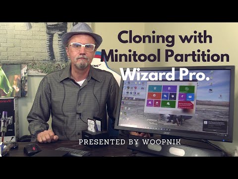 How to clone with Minitool Partition Wizard Pro.