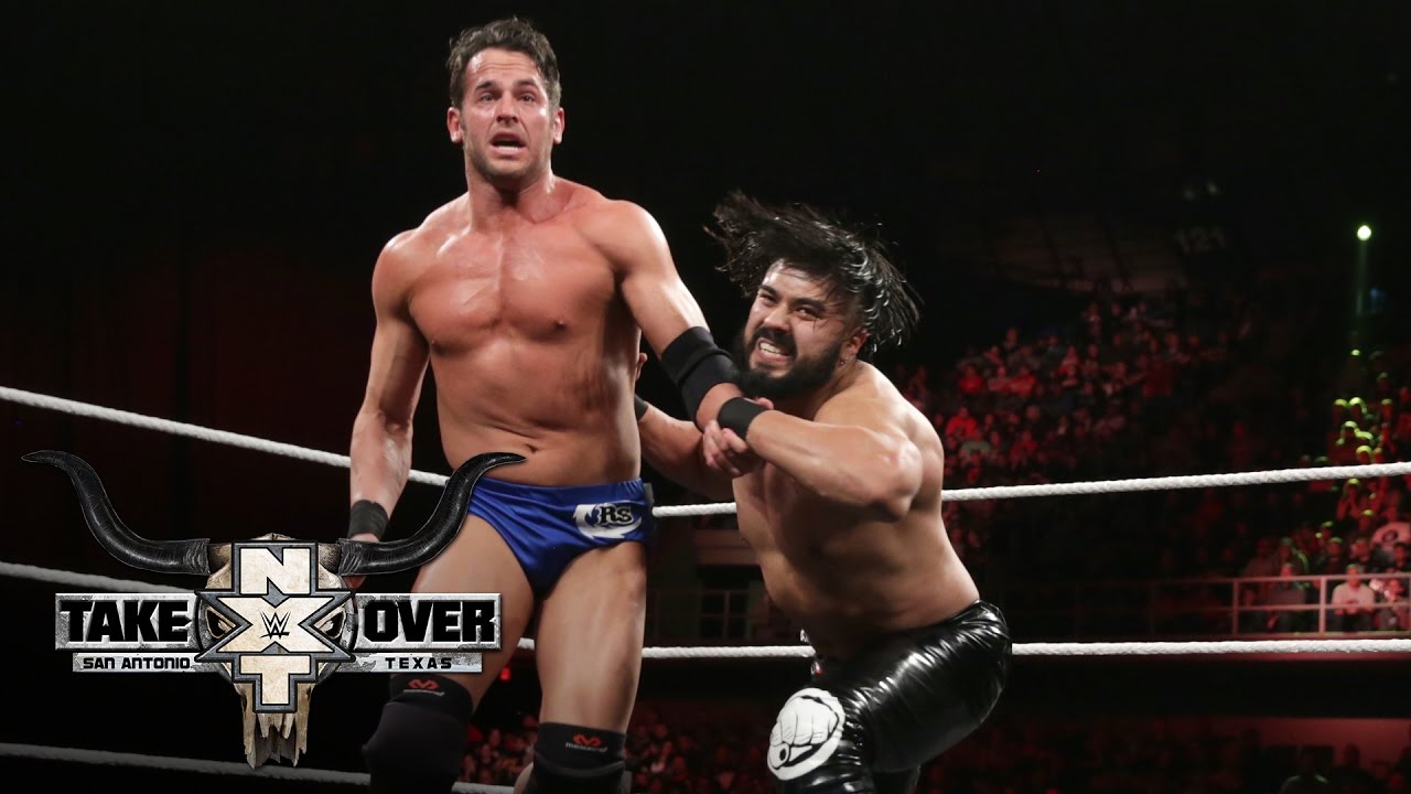 Roderick Strong puts Andrade Almas in top rope trouble: NXT TakeOver: San Antonio  YouTube