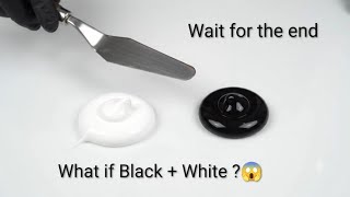 6 Satisfying Paint Color Mixes 🎨 | White + Black, Olive, Burgundy & More | ASMR Update