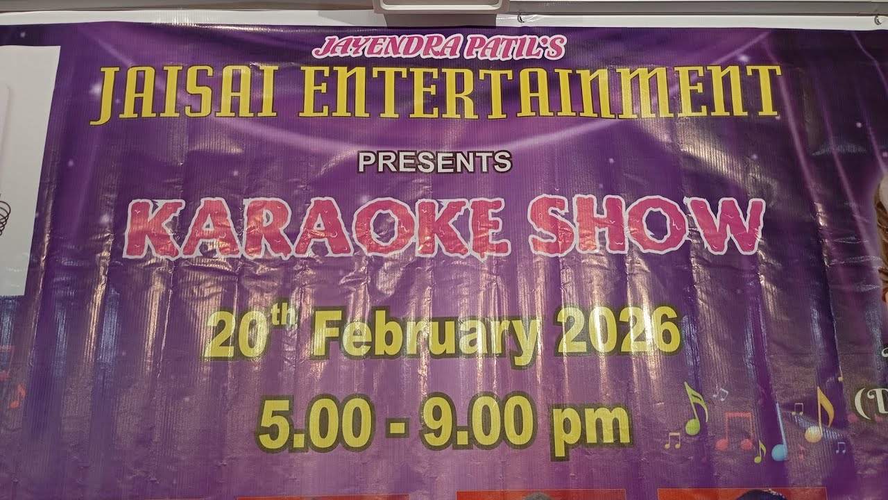 Karaoke show 20/2/2026 #jaisairam #karaoke #karaokesongs #karaokeshow #mcfc #borivali #mumbai 
