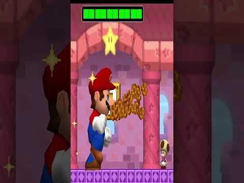 Giant Mario attacks Toad #shorts #nsmb #mario
