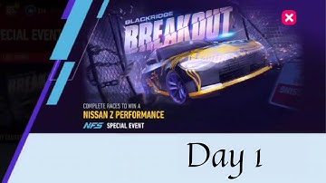 NFS No Limits | Blackridge Breakout - Nissan Z Performance | Day 1 THIN ICE | Winning + Tips | 2022