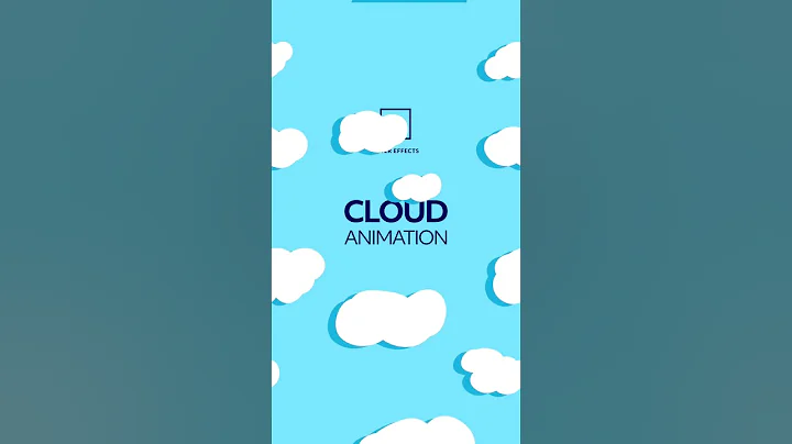 How to animate clouds in After Effects Tutorial #aftereffects #aftereffectstutorial #2danimation