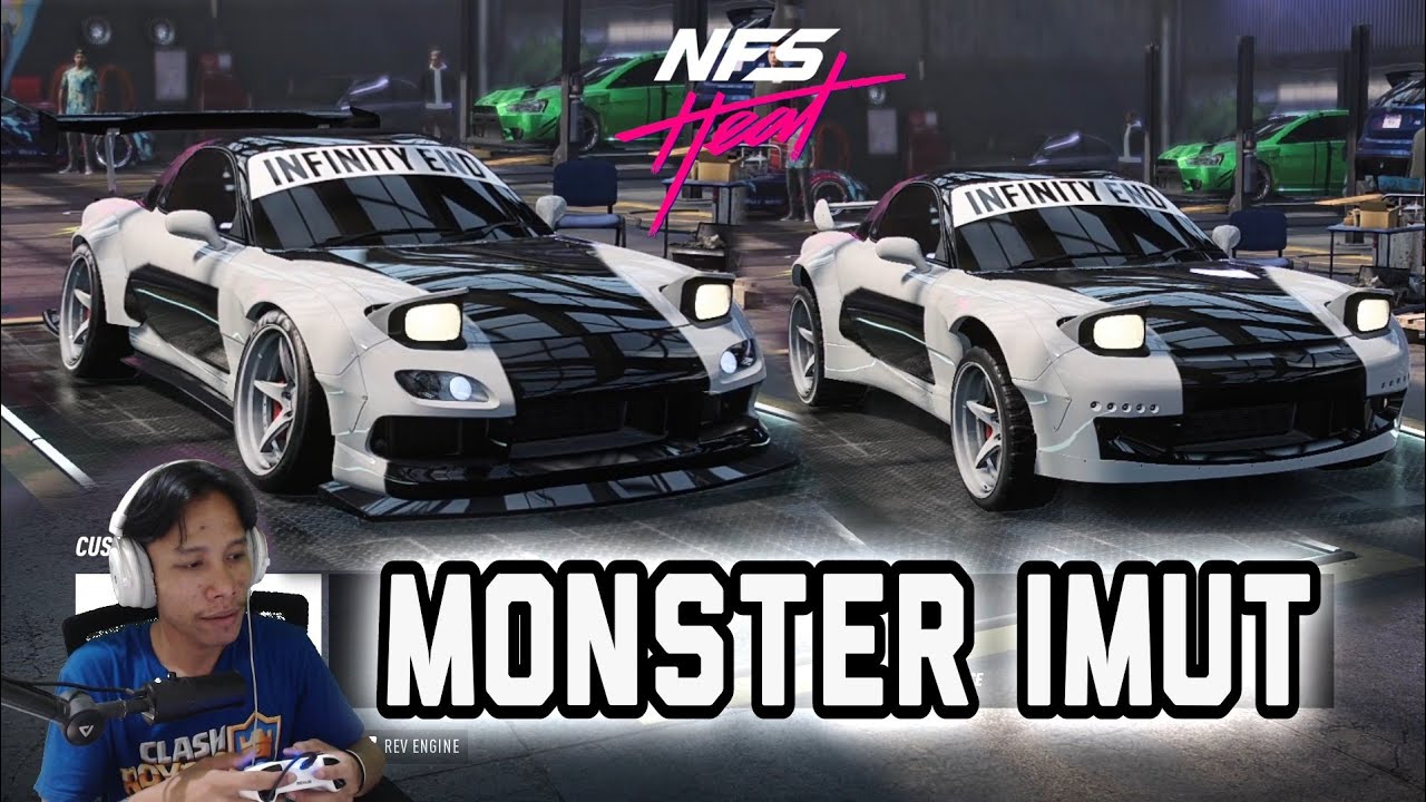 mazda RX 7 drag race dan off road - need for speed heat - YouTube