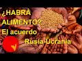 El ACUERDO por los CEREALES entre RUSIA y UCRANIA