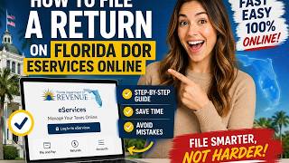 How to file a return on Florida DOR eServices online