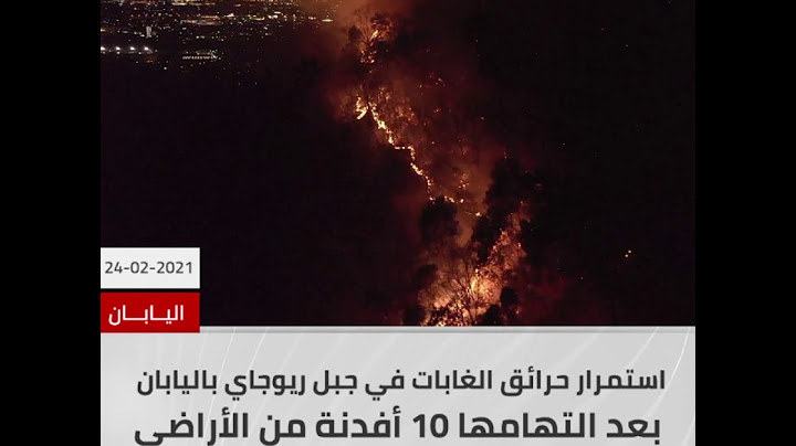 بعد التهامها 10 أفدنة من الأراضي.. استمرار حرائق الغابات في جبل ريوجاي باليابان