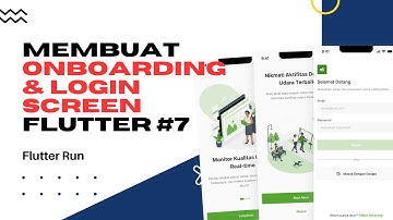 Membuat Onboarding & Login #7 Login Screen - Flutter Run