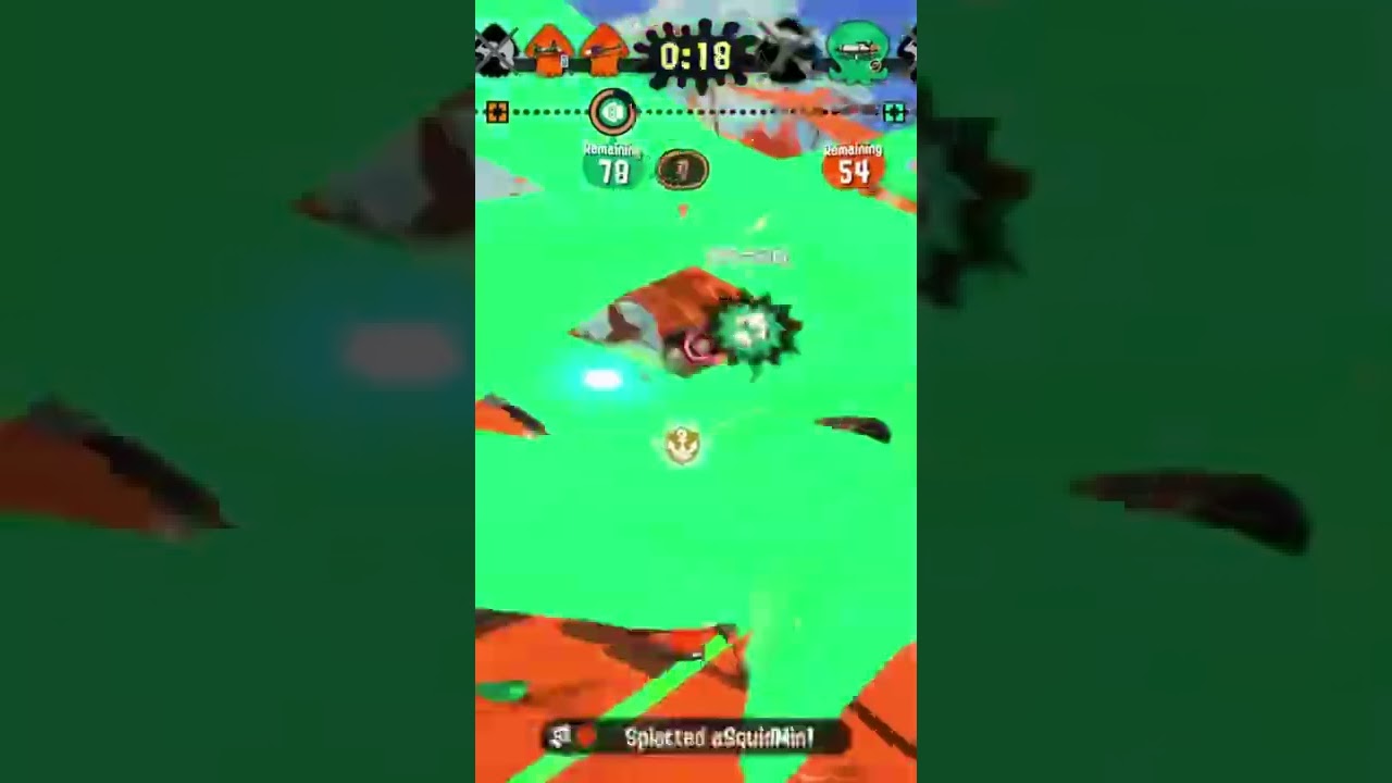 Bullying aSquidMin in splatoon
