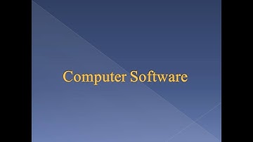 Grade | Computer Science | Les 1 | Computer system | Types of Software by Gayathiri Sivaraj