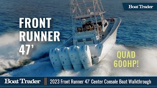 Front Runner 47 Center Console Boat Walkthrough