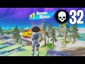32 Elimination Solo vs Squad Win Full Gameplay Fortnite Chapter 3 (PC Controller)