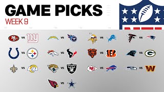 NFL Game Picks Week 9
