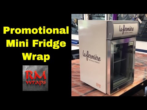 Full Service Mini Fridge Package Wrap Lafermiere Rmwraps.com